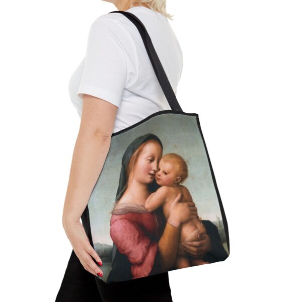 Tempi Madonna - Raffaello Sanzio Tote Bag - Image 8