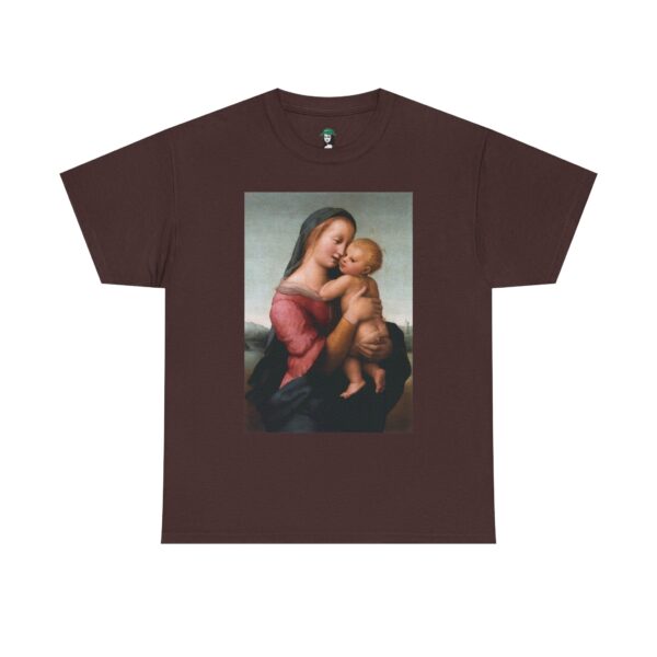 Tempi Madonna - Raffaello Sanzio Cotton Tee - Image 5