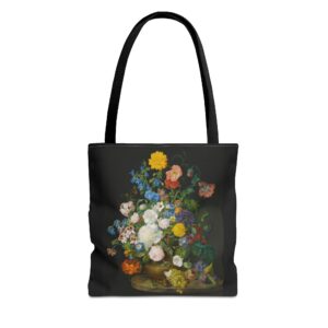 A Vase of Flowers by Franz Xaver Petter Tote Bag (AOP)