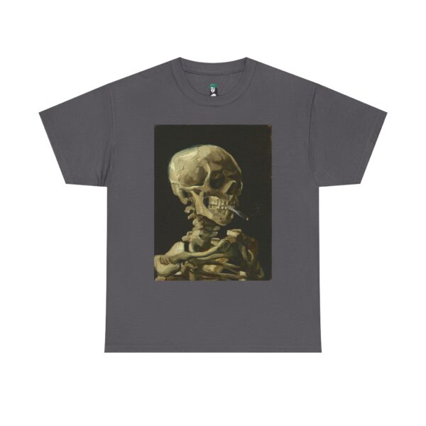 Head of a Skeleton with a Burning Cigarette – Vincent van Gogh Cotton Tee - Image 21