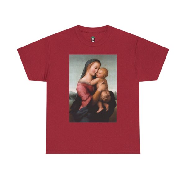 Tempi Madonna - Raffaello Sanzio Cotton Tee - Image 17