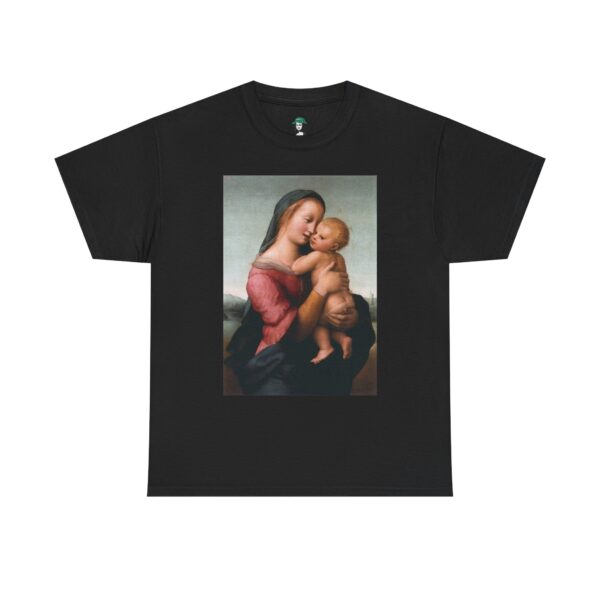 Tempi Madonna - Raffaello Sanzio Cotton Tee - Image 9