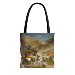 Die Gotthardpost -  Rudolf Koller Tote Bag