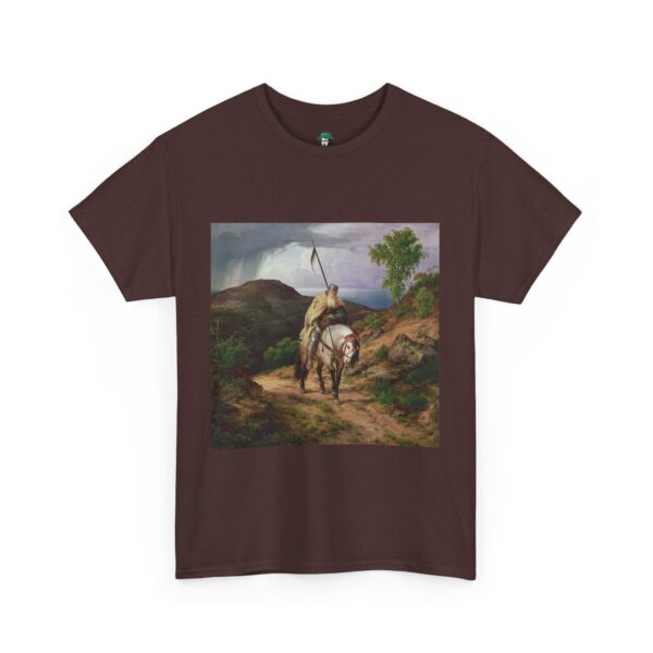 The Last Crusader - Karl Friedrich Lessing Cotton Tee - Image 7