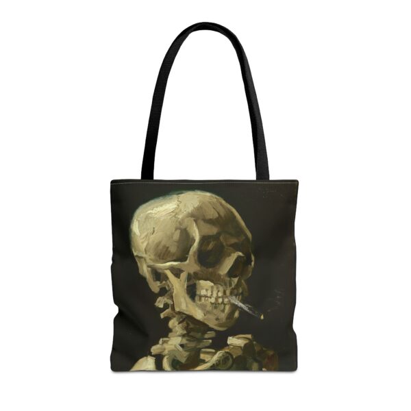Head of a Skeleton with a Burning Cigarette – Vincent van Gogh Tote Bag - Image 5