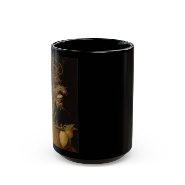 Winter - Giuseppe Arcimboldo Black Mug (11oz, 15oz) - Image 3