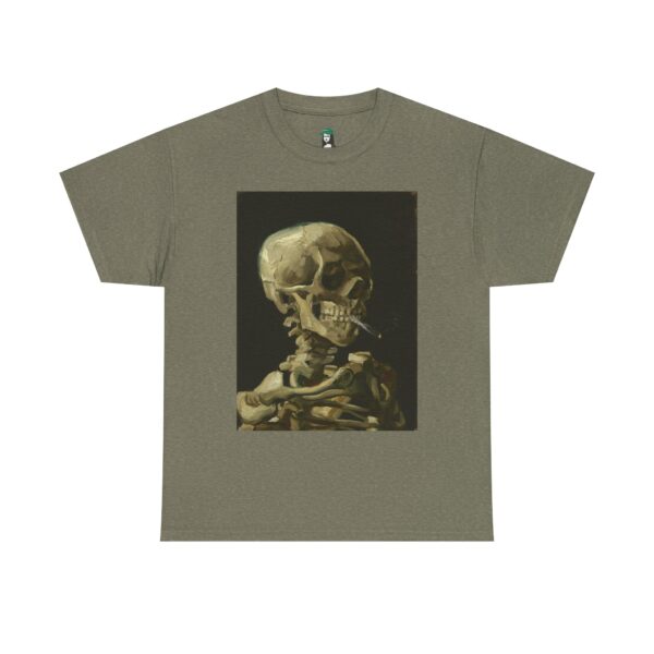Head of a Skeleton with a Burning Cigarette – Vincent van Gogh Cotton Tee - Image 15