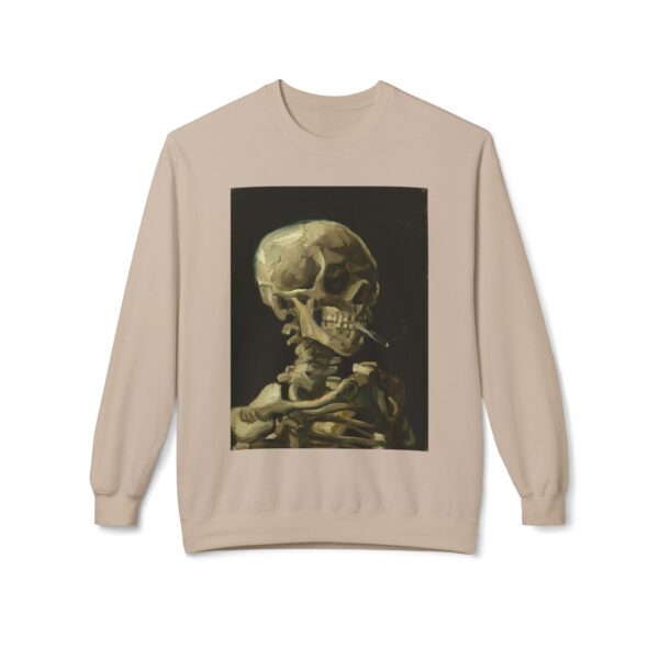 Head of a Skeleton with a Burning Cigarette – Vincent van Gogh Sweatshirt - Image 7