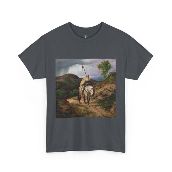 The Last Crusader - Karl Friedrich Lessing Cotton Tee - Image 23