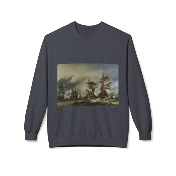 The Battle of Texel - Willem van de Velde the Younger Sweatshirt - Image 13