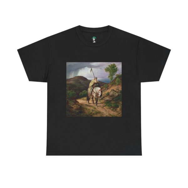 The Last Crusader - Karl Friedrich Lessing Cotton Tee - Image 9