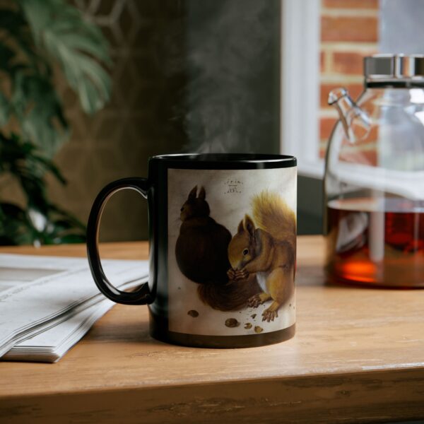 The Two Squirrels – Albrecht Dürer Mug (11oz, 15oz) - Image 3