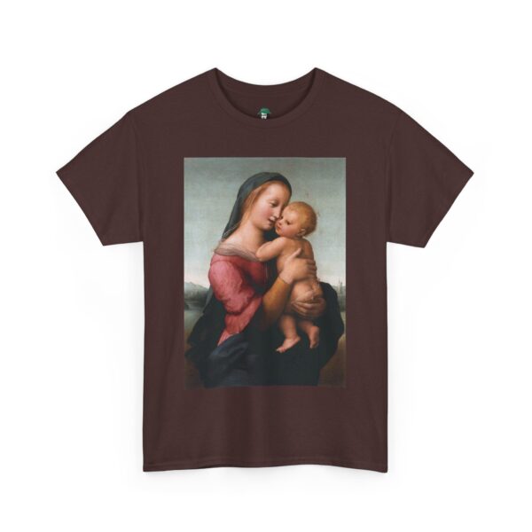 Tempi Madonna - Raffaello Sanzio Cotton Tee - Image 7