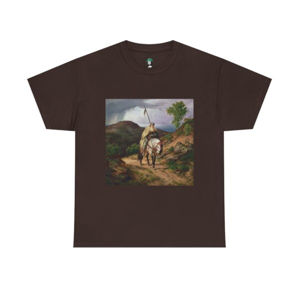 The Last Crusader - Karl Friedrich Lessing Cotton Tee - Image 13