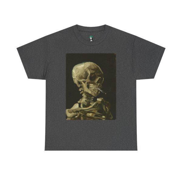 Head of a Skeleton with a Burning Cigarette – Vincent van Gogh Cotton Tee - Image 19