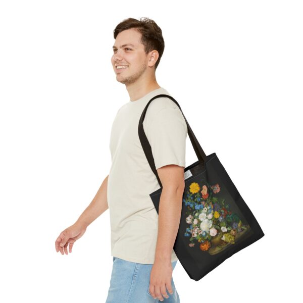 A Vase of Flowers by Franz Xaver Petter Tote Bag (AOP) - Image 7