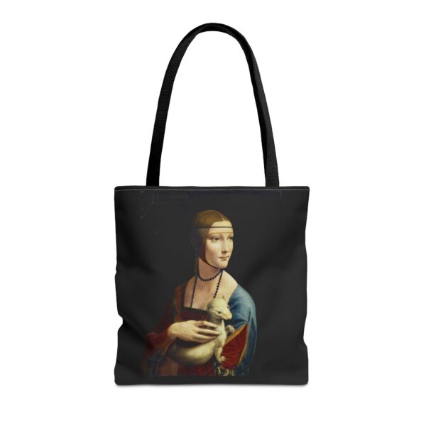 Lady with an Ermine by Leonardo da Vinci Tote Bag - Image 4