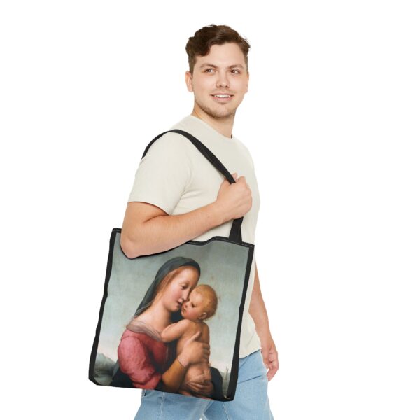 Tempi Madonna - Raffaello Sanzio Tote Bag - Image 11