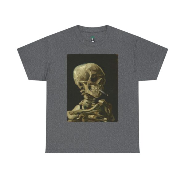 Head of a Skeleton with a Burning Cigarette – Vincent van Gogh Cotton Tee - Image 17