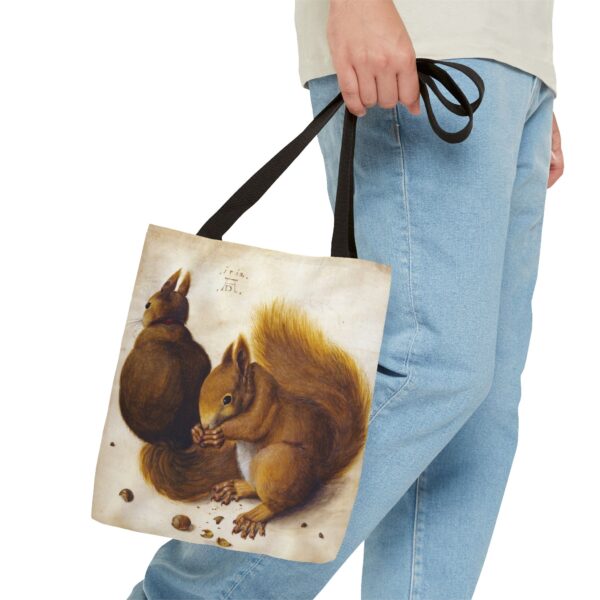 The Two Squirrels – Albrecht Dürer Tote Bag - Image 3