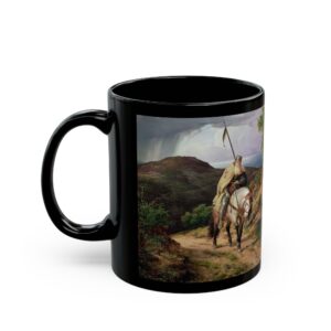 The Last Crusader Collection - Karl Friedrich Lessing Year Black Mug (11oz, 15oz)