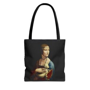 Lady with an Ermine by Leonardo da Vinci Tote Bag