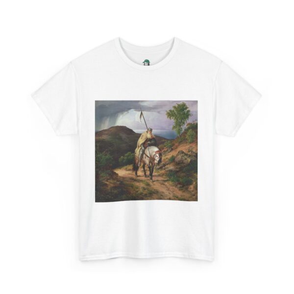 The Last Crusader - Karl Friedrich Lessing Cotton Tee - Image 3