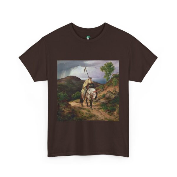 The Last Crusader - Karl Friedrich Lessing Cotton Tee - Image 15