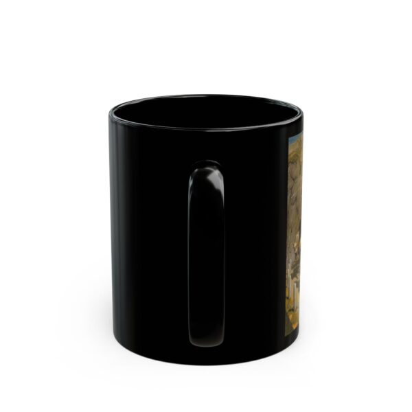 Die Gotthardpost -  Rudolf Koller Black Mug (11oz, 15oz) - Image 3