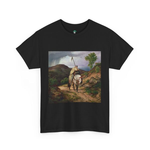 The Last Crusader - Karl Friedrich Lessing Cotton Tee - Image 11