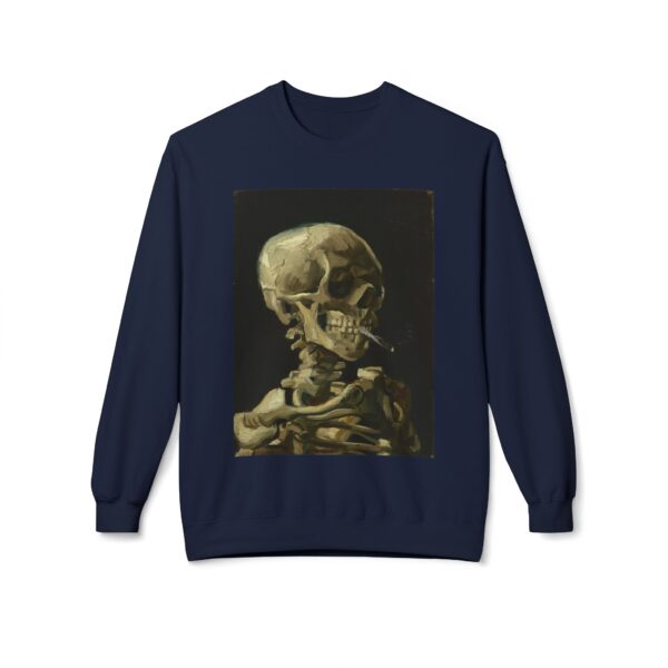 Head of a Skeleton with a Burning Cigarette – Vincent van Gogh Sweatshirt - Image 15