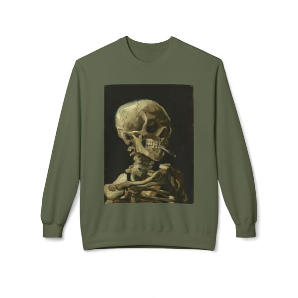 Head of a Skeleton with a Burning Cigarette – Vincent van Gogh Sweatshirt - Image 9