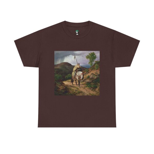The Last Crusader - Karl Friedrich Lessing Cotton Tee - Image 5