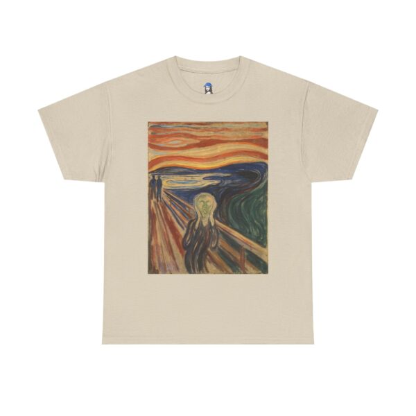 The Scream - Edvard Munch Cotton Tee - Image 7