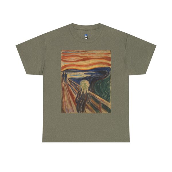 The Scream - Edvard Munch Cotton Tee - Image 11