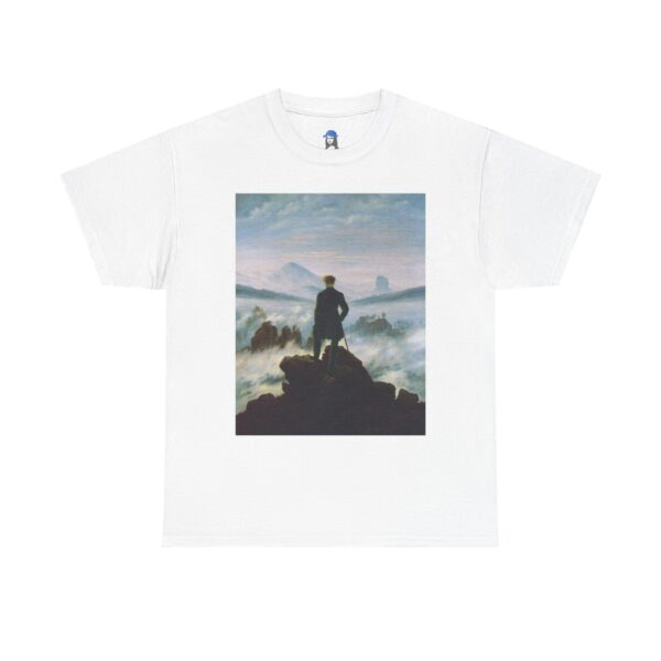 Wanderer above the Sea of Fog - Caspar David Friedrich Cotton Tee