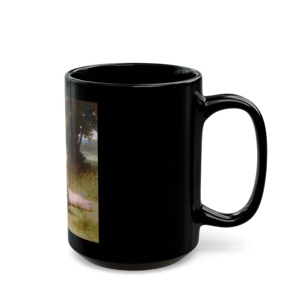 The Nut Gatherers - William-Adolphe Bouguereau Black Mug (11oz, 15oz) - Image 5