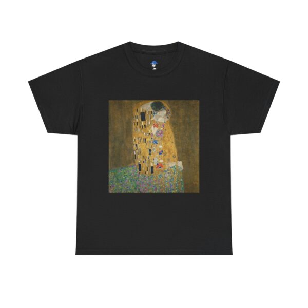 The Kiss - Gustav Klimt Cotton Tee - Image 5