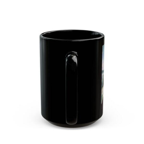 Wanderer above the Sea of Fog - Caspar David Friedrich Black Mug (11oz, 15oz) - Image 6