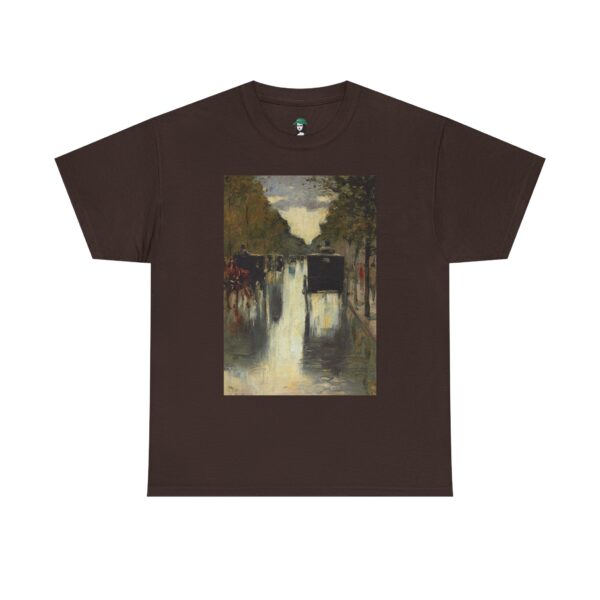 Avenue in the Rain - Ludwik de Laveaux Cotton Tee - Image 9