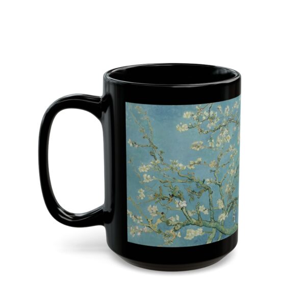 Almond Blossom – Vincent van Gogh Black Mug (11oz, 15oz) - Image 5