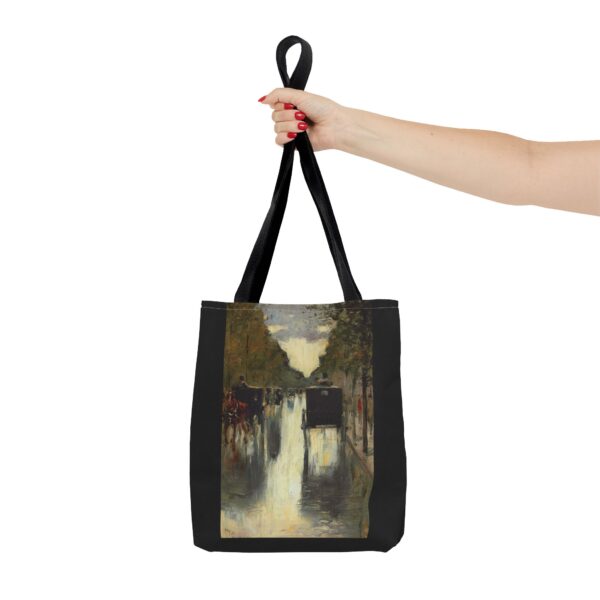 Avenue in the Rain - Ludwik de Laveaux Tote Bag - Image 4