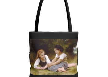 The Nut Gatherers – William-Adolphe Bouguereau Tote Bag