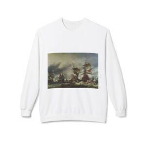 The Battle of Texel - Willem van de Velde the Younger Sweatshirt
