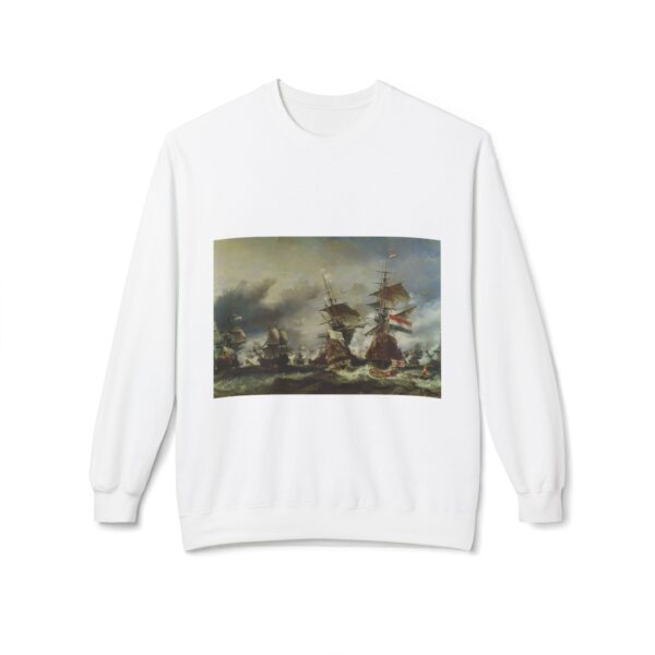 The Battle of Texel - Willem van de Velde the Younger Sweatshirt