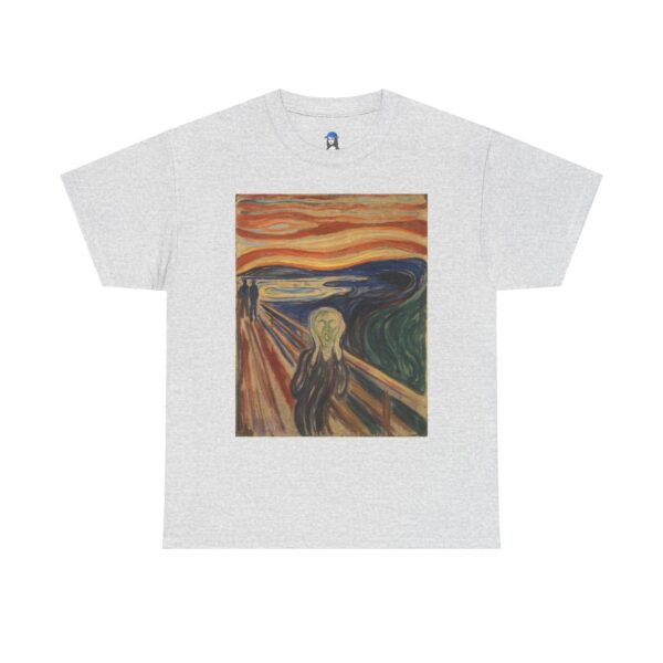 The Scream - Edvard Munch Cotton Tee - Image 3