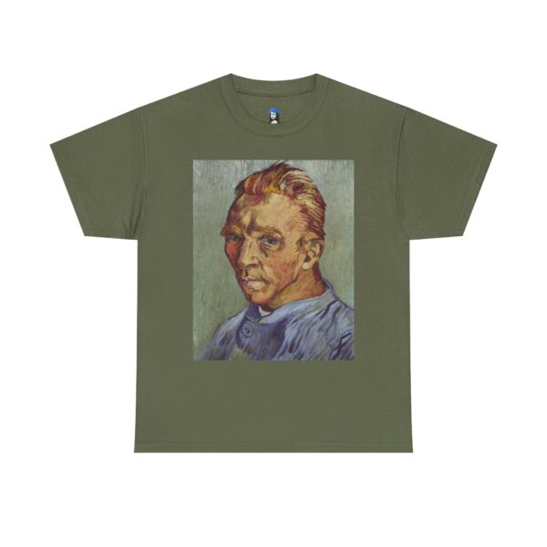 Self-Portrait Without Beard - Vincent van Gogh Cotton Tee - Image 15