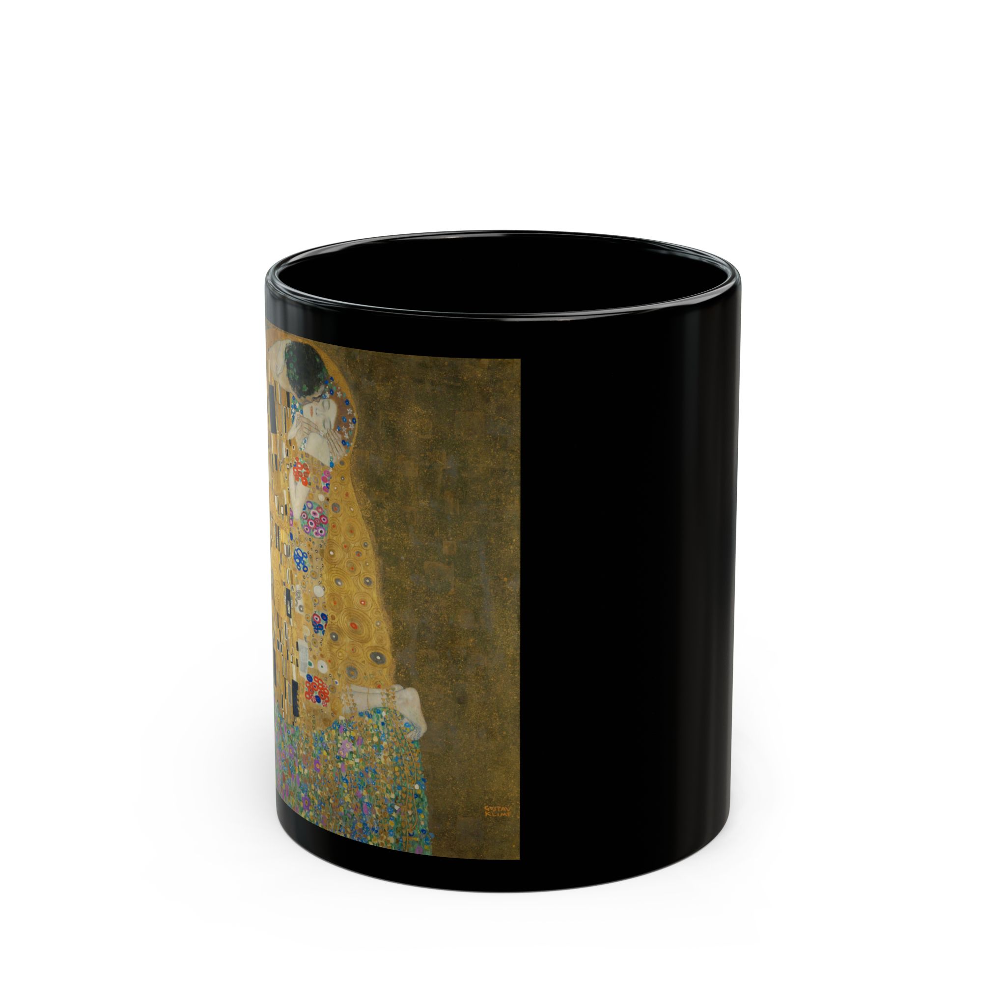 The Kiss – Gustav Klimt Black Mug (11oz, 15oz)