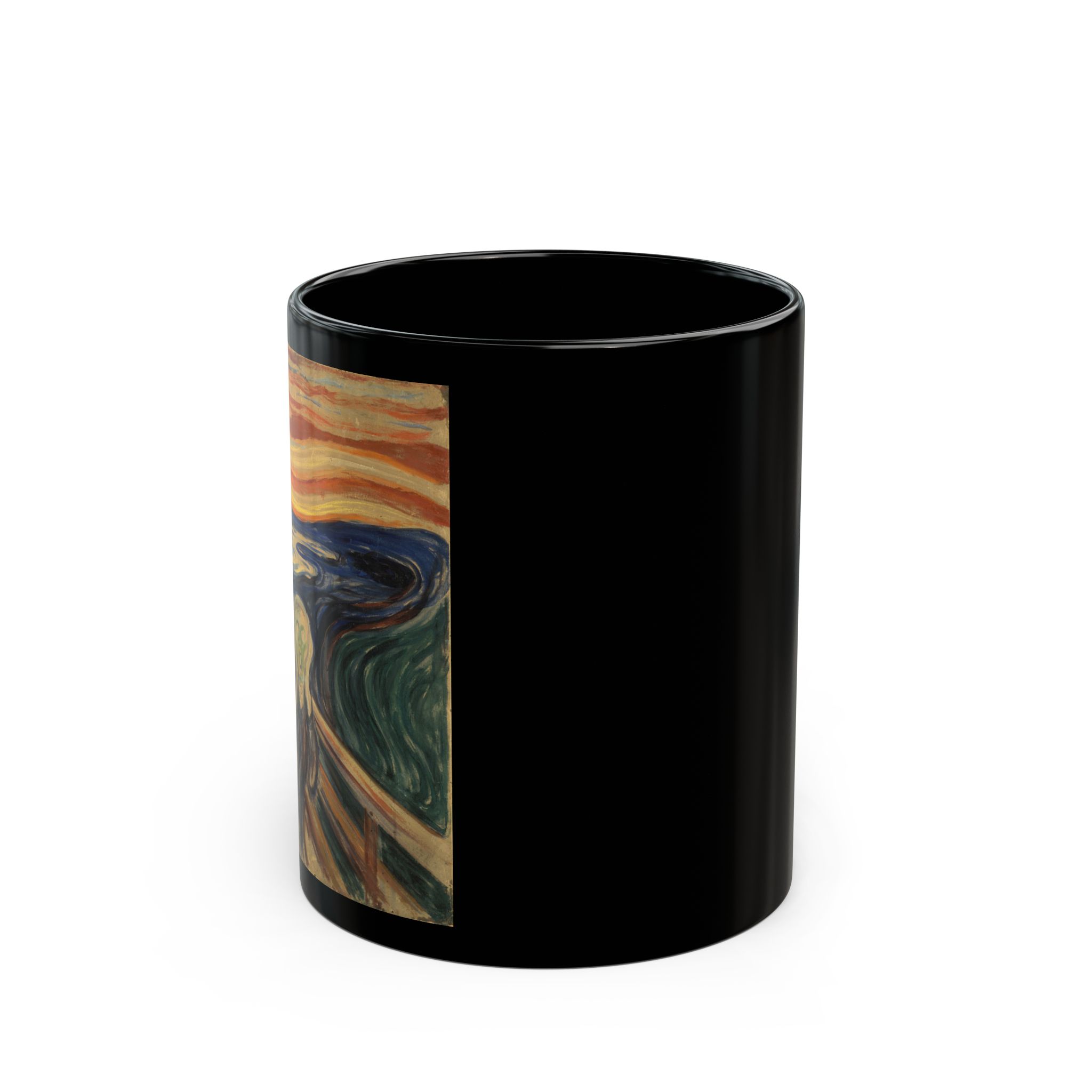 The Scream – Edvard Munch Black Mug (11oz, 15oz)