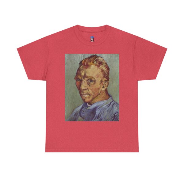 Self-Portrait Without Beard - Vincent van Gogh Cotton Tee - Image 25